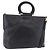 Céline Borsa a mano CELINE in pelle 2 vie, nera e oro, autentica ka5384V