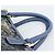 Borsa a mano PRADA in vinile 2way blu e oro, autentica 193975 - vista 8