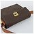 Céline Borsa a tracolla CELINE Macadam in PVC e pelle, marrone e oro, codice articolo ep15326 - vista 6