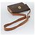 Céline Borsa a tracolla CELINE Macadam in PVC e pelle, marrone e oro, codice articolo ep15326 - vista 7