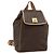 Céline Zaino CELINE Macadam in PVC e pelle, marrone e oro, autentico 192796A