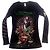 Autre Marque Ed Hardy by Christian Audigier Top Maniche Lunghe Strass Pantera Nero
