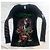 Autre Marque Ed Hardy by Christian Audigier Top Maniche Lunghe Strass Pantera Nero - vista 5