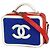 Borsa Vanity Chanel Matelassé Bianco Rosso Blu