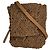 Borsa a tracolla Chanel in pelle marrone