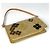 Borsa Louis Vuitton Flower Lexington Beige - vista 2