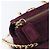 Bolsa de Ombro de Corrente Acolchoada PRADA em Camurça Bordeaux Gold Auth yk20855A Dourado - vista 10