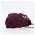 Bolsa de Ombro de Corrente Acolchoada PRADA em Camurça Bordeaux Gold Auth yk20855A Dourado - vista 3