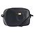 Borsa a tracolla Salvatore Ferragamo Gancini in pelle nera e oro Auth BA15079A