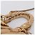 Borsa a mano Miu Miu Matelassé in pelle 2way Beige Gold Auth 196973V D'oro - vista 8