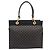 Céline Borsa a mano CELINE Macadam Canvas PVC Leather Black Gold Auth 197786A Nero D'oro - vista 13