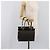 Céline Borsa a mano CELINE Macadam Canvas PVC Leather Black Gold Auth 197786A Nero D'oro - vista 24