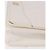 Cartera de hombro con cadena CHANEL Matelasse Lamb Skin White CC Auth 197718V Plata Blanco Dorado - vista 4