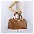 Borsa Boston MCM Vicetos Logogram PVC Leather Brown Gold Auth 200899 Marrone D'oro - vista 26