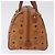 Borsa Boston MCM Vicetos Logogram PVC Leather Brown Gold Auth 200899 Marrone D'oro - vista 3
