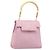 Borsa a mano FENDI in pelle rosa tono oro Auth ep15666A