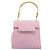 Borsa a mano FENDI in pelle rosa tono oro Auth ep15666A - vista 13