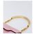 Borsa a mano FENDI in pelle rosa tono oro Auth ep15666A - vista 14