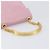 Borsa a mano FENDI in pelle rosa tono oro Auth ep15666A - vista 7