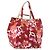Borsa Tote CHANEL High Summer Line PVC Canvas Red CC Auth BA15144 Rosso