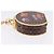 LOUIS VUITTON Monogram Porte Cles Boite Chapeau metal Gold M63089 Auth 196993M D'oro Monogramma - vista 14