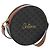Céline Borsa a Tracolla Rotonda CELINE Triomphe PVC Nero Oro Auth 199654M D'oro