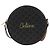 Céline Borsa a Tracolla Rotonda CELINE Triomphe PVC Nero Oro Auth 199654M D'oro - vista 13