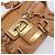 Chloé Borsa Chloe Mini Paddington in pelle marrone argento oro Auth yk20764V D'oro - vista 18