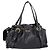 Borsa a tracolla Miu Miu in pelle nera e oro Auth yk20875M Nero - vista 13