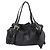 Borsa a tracolla Miu Miu in pelle nera e oro Auth yk20875M Nero - vista 2