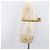 Borsa a tracolla SAINT LAURENT in pelle Ivory Gold Auth 199619 D'oro Crudo - vista 24