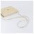Borsa a tracolla SAINT LAURENT in pelle Ivory Gold Auth 199619 D'oro Crudo - vista 7