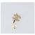 CHANEL Pierce metal Gold Tone CC Auth 198821 - vista 13