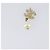 CHANEL Pierce metal Gold Tone CC Auth 198821 - vista 14