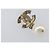 CHANEL Pierce metal Gold Tone CC Auth 198821 - vista 3