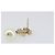 CHANEL Pierce metal Gold Tone CC Auth 198821 - vista 8
