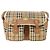 Borsa a Tracolla Burberrys Nova Check PVC Pelle Beige Tono Oro Auth BA14999 - vista 13