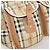 Borsa a Tracolla Burberrys Nova Check PVC Pelle Beige Tono Oro Auth BA14999 - vista 25
