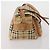 Borsa a Tracolla Burberrys Nova Check PVC Pelle Beige Tono Oro Auth BA14999 - vista 4