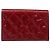 Céline CELINE Matelasse Card Case Patent Red Silver Auth 198555 Silvery - view 2