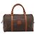 Céline Borsa Boston CELINE Macadam Canvas PVC Leather Brown Gold Auth 197619 Marrone D'oro - vista 13