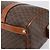 Céline Borsa Boston CELINE Macadam Canvas PVC Leather Brown Gold Auth 197619 Marrone D'oro - vista 15