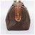 Céline Borsa Boston CELINE Macadam Canvas PVC Leather Brown Gold Auth 197619 Marrone D'oro - vista 3