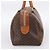 Céline Borsa Boston CELINE Macadam Canvas PVC Leather Brown Gold Auth 197619 Marrone D'oro - vista 4