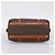 Céline Borsa Boston CELINE Macadam Canvas PVC Leather Brown Gold Auth 197619 Marrone D'oro - vista 5