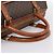 Céline Borsa Boston CELINE Macadam Canvas PVC Leather Brown Gold Auth 197619 Marrone D'oro - vista 7