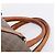 Céline Borsa Boston CELINE Macadam Canvas PVC Leather Brown Gold Auth 197619 Marrone D'oro - vista 8