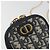 Christian Dior Trotter Canvas Oblique Phone Holder Navy Gold Auth 196681M D'oro Blu navy - vista 20
