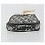 Christian Dior Trotter Canvas Oblique Phone Holder Navy Gold Auth 196681M D'oro Blu navy - vista 5