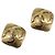 Orecchini CHANEL metallo Gold CC Auth 199734V D'oro